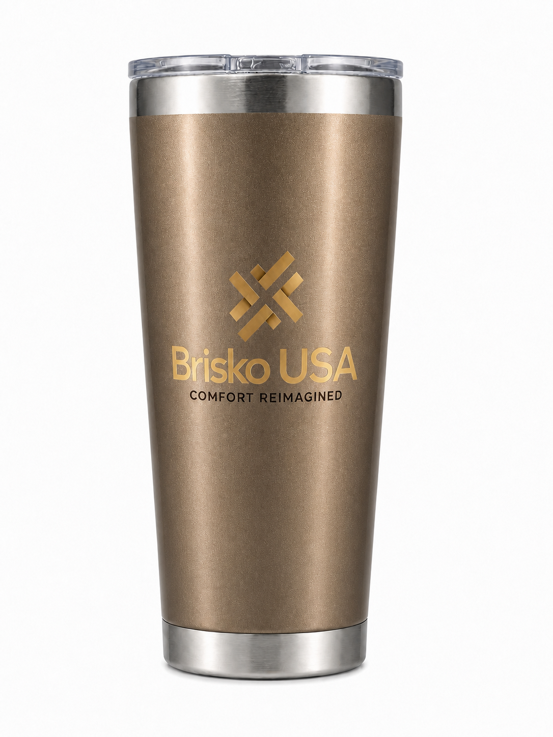 Gold Brisko USA 20 ounce tumbler